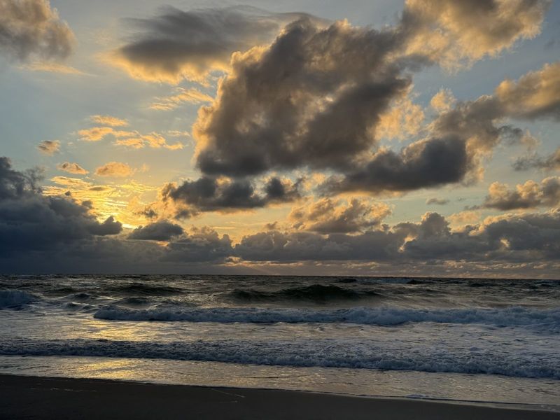 Sonnenuntergang am Weststrand